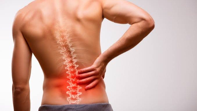 Slip disc and disc bulge in the lumbar spine